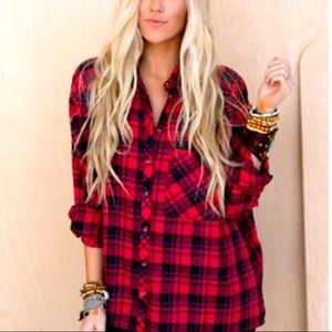 Three Birds Nest - Buffalo Print Blouse